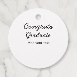 Enkel minimal grattis studenten lägger till din gåvor etiketter