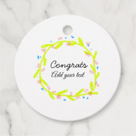 Enkel minimal grattis studenten lägger till din gåvor etiketter