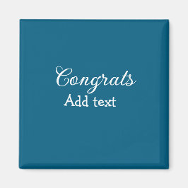 Enkel minimal grattis studenten lägger till din magnet