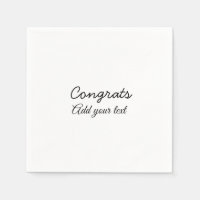 Enkel minimal grattis studenten lägger till din