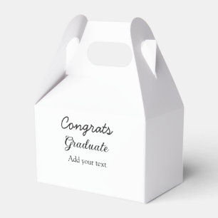 Enkel minimal grattis studenten lägger till din presentaskar
