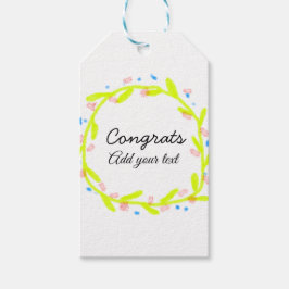 Enkel minimal grattis studenten lägger till din presentetikett