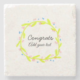 Enkel minimal grattis studenten lägger till din stenunderlägg