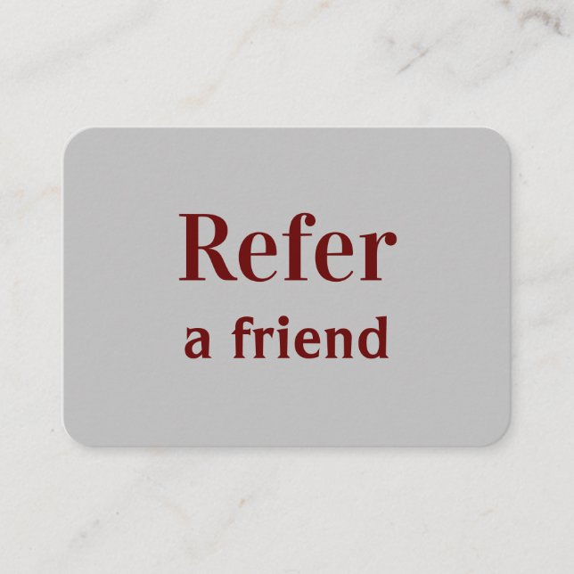 enkel minimal hänvisning till ditt namnlagringsalo rabattkort (Framsida)