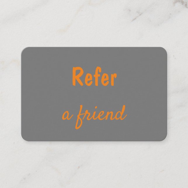 enkel minimal hänvisning till ditt namnlagringsalo rabattkort (Framsida)