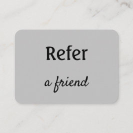 enkel minimal hänvisning till ditt namnlagringsalo rabattkort