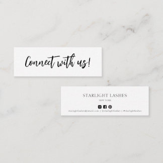 Enkel minimal kontakt med oss för att infoga kort