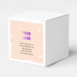 enkel minimal lägg till din logga/design här text  presentaskar