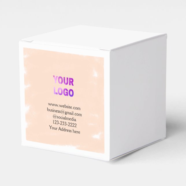 enkel minimal lägg till din logga/design här text  presentaskar (Framsidan Sidan)