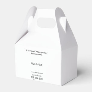 enkel minimal lägg till din logotyp/design här för presentaskar