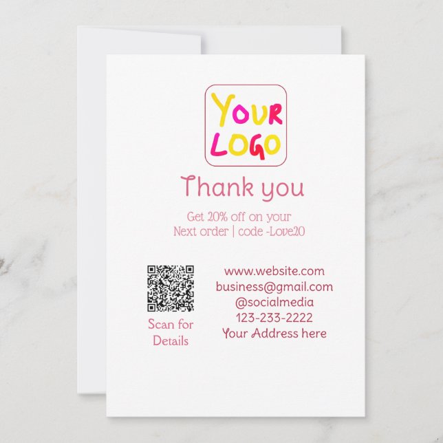 enkel minimal lägg till din logotyp/design här tex inbjudningar (Framsida)