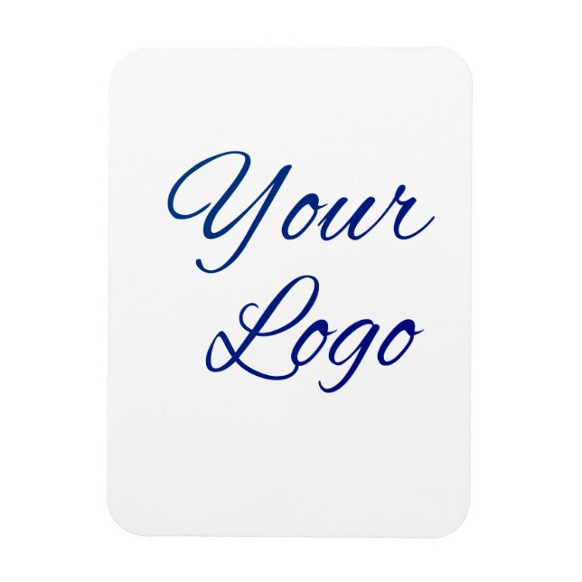 enkel minimal lägg till din logotyp/design här tex magnet (Vertikal)