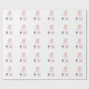 enkel minimal lägg till din logotyp/design här tex presentpapper