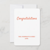 enkel minimal lägg till din text grattis