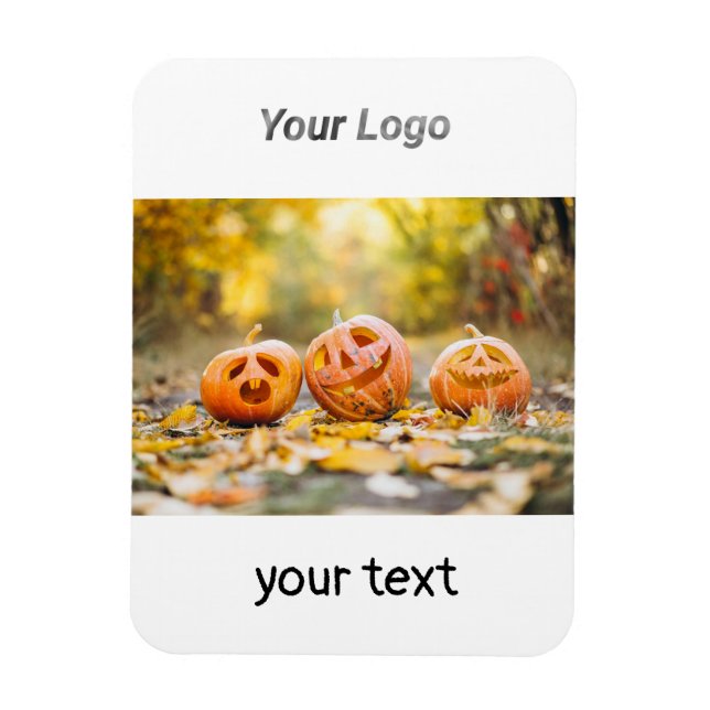 enkel minimal lägg till din text nyårskort magnet (Vertikal)