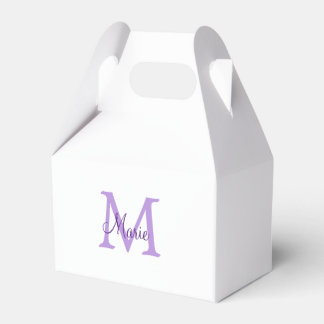 enkel minimal lägg till namn monogram rosa röd k presentaskar