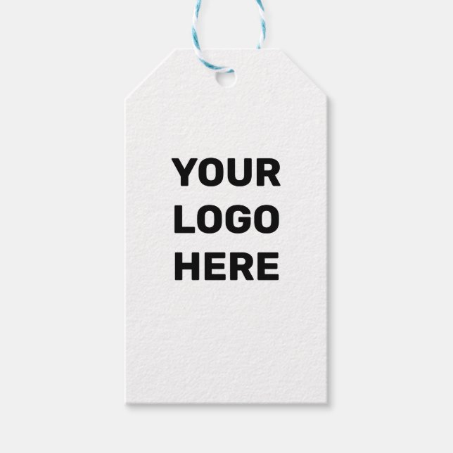 ENKEL MINIMAL LOGOTYP-FOLIGARE  FÖR AFFÄRSVERKSAMH PRESENTETIKETT (Framsidan)