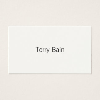 Enkel, minimal mittpunkt fram och tillbaka visitkort