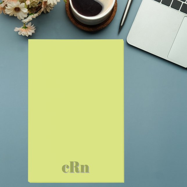 Enkel Minimal Modern Grön Professionell  Post-it Block (Skapare uppladdad)