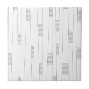 Enkel, minimal, modern linjegrafik mönster kakelplatta