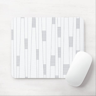 Enkel, minimal, modern linjegrafik mönster musmatta