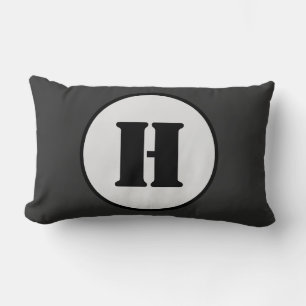 ENKEL MINIMAL MODERN MONOGRAM ELEGANT STIL CHIC LUMBARKUDDE