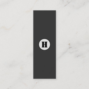 ENKEL MINIMAL MODERN MONOGRAM ELEGANT STIL CHIC MINI VISITKORT
