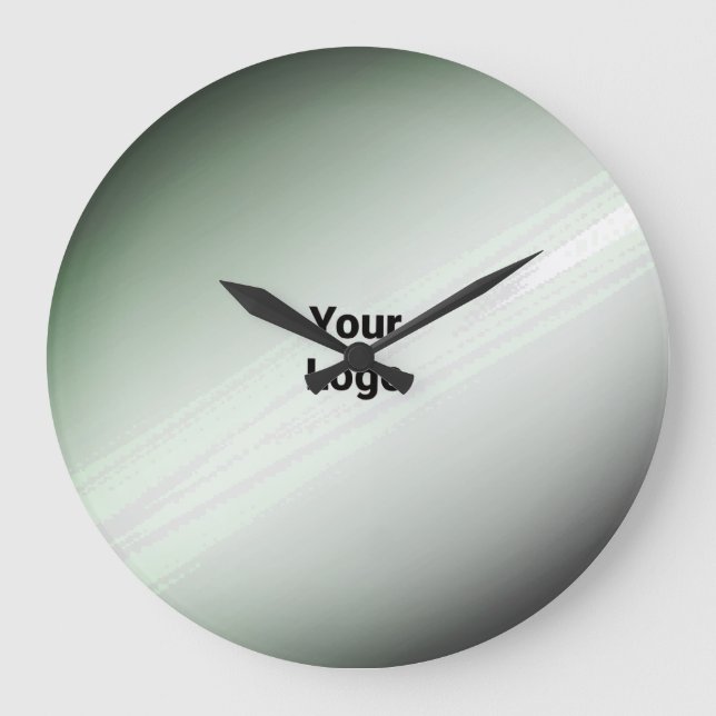 ENKEL MINIMAL MODERN MONOGRAM ELEGANT STIL CHIC STOR KLOCKA (Framsida)