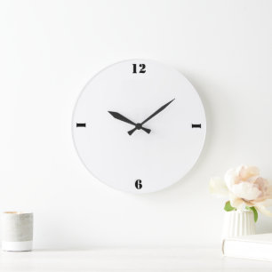 ENKEL MINIMAL MODERN MONOGRAM ELEGANT STIL CHIC STOR KLOCKA