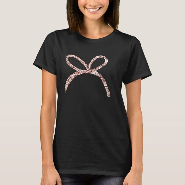 ENKEL MINIMAL MODERN MONOGRAM ELEGANT STIL CHIC T SHIRT (Framsida)