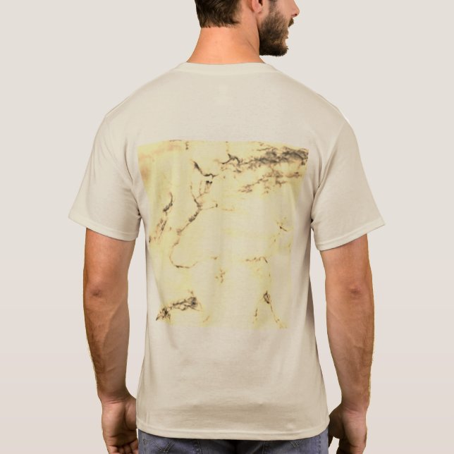 ENKEL MINIMAL MODERN MONOGRAM ELEGANT STIL CHIC T SHIRT (Baksida)
