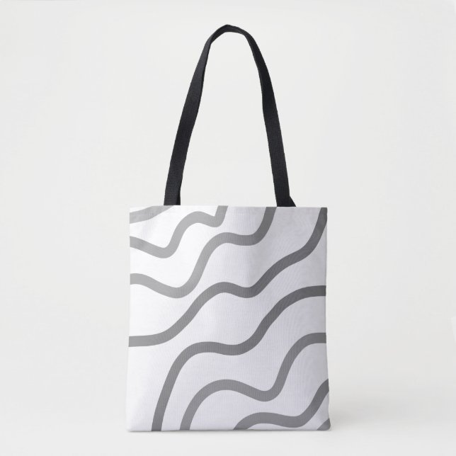 ENKEL MINIMAL MODERN MONOGRAM ELEGANT STIL CHIC TYGKASSE (Framsida)