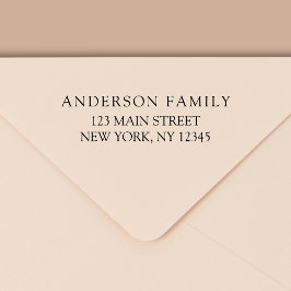 Enkel, minimal modern Returadress Självfärgande Stämpel