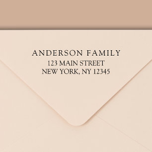 Enkel, minimal modern Returadress Självfärgande Stämpel