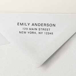 Enkel, minimal modern Returadress Självfärgande Stämpel