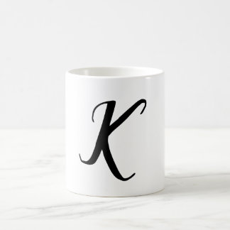 ENKEL MINIMAL MONOGRAM ANPASSAT NAMN NYCKELRING KAFFEMUGG