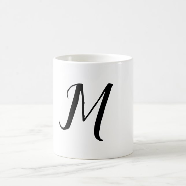 ENKEL MINIMAL MONOGRAM ELEGANT NYCKELRING KAFFEMUGG (Center)