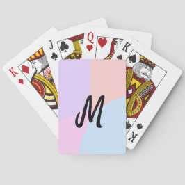 enkel, minimal personlig av monogram logotyp casinokort
