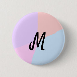 enkel, minimal personlig av monogram logotyp knapp