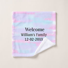 enkel minimal personlig av monogram logotyp välkom