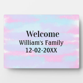 enkel minimal personlig av monogram logotyp välkom