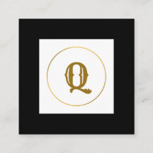 enkel minimal personlig i guld-monogrammet modern 