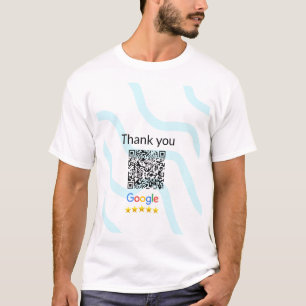 Enkel, minimal q r-kod, lägg till logotypens skann t shirt