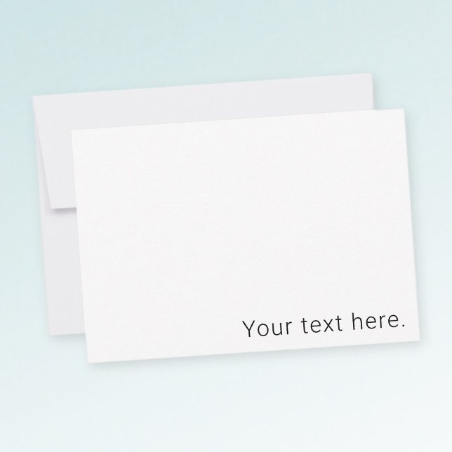 Enkel, minimal redigerbar Namn eller annan text Tack Kort (Skapare uppladdad)