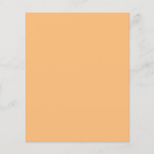 enkel minimal solid färg anpassad flygblad (Framsidan)