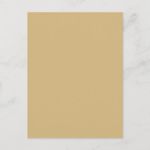enkel minimal solid färg anpassad orange grå boho vykort