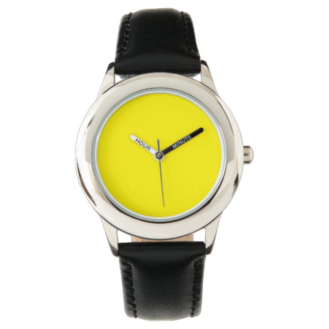 enkel minimal solid färg-anpassningsbar armbandsur (Framsida)