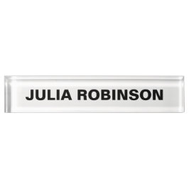 ENKEL MINIMAL SVART OCH VITT PERSONLIG