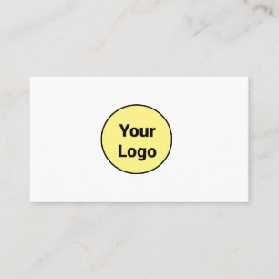 ENKEL MINIMAL TILLÄGG DIN LOGO EGEN TEXT HÄR FÖRET VISITKORT