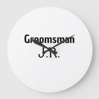 ENKEL MINIMAL tillägg ditt namn anpassad groomsman Stor Klocka